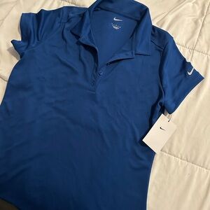 Nike Women's Royal Blue Short Sleeve Polo